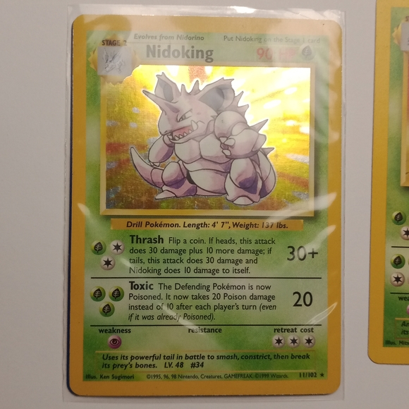 Pokemon cards from 1997